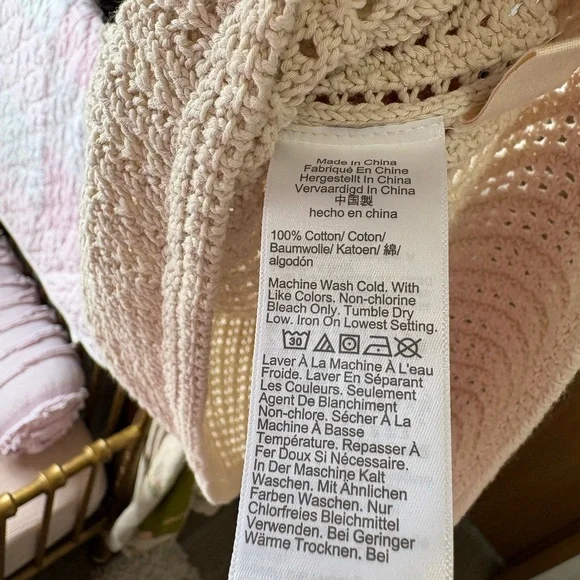 Madewell Beige Knit Tank with Black Trim - Picture 12 of 12